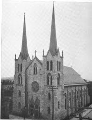 First Roman Catholic Church was Established