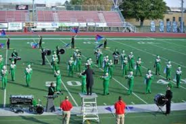 I joined marching band