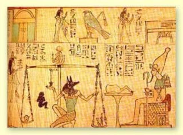 Egyptian papyrus scrolls 600 BCE