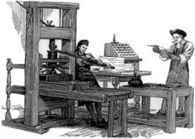 1534 – first press in America (Spanish America)