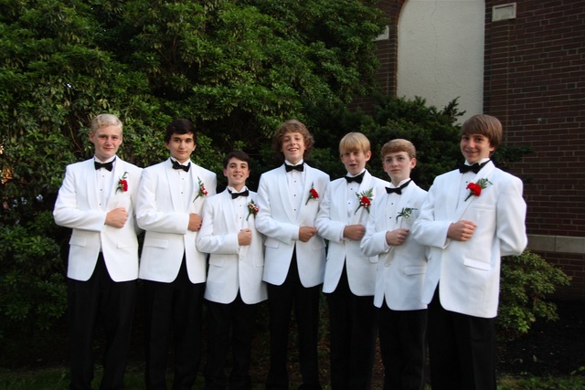 Graduating middle school