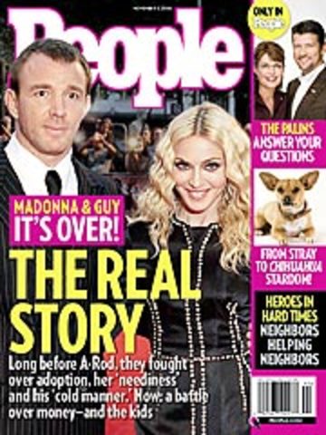 Madonna & Guy Divorce