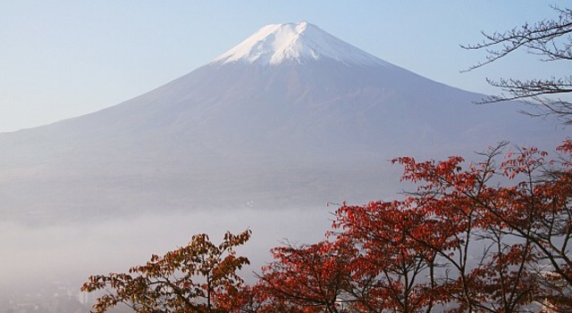Eruption of Mt. Fuji