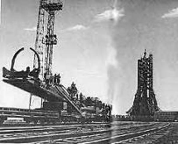 строительство космодрома "Байконур"