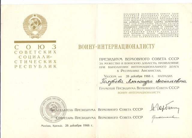 V.Достижения и награды военные