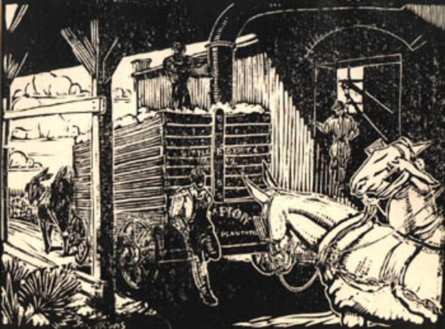 Eli Whitney's invention of the cotton gin greatly increases the demand for slave labor.