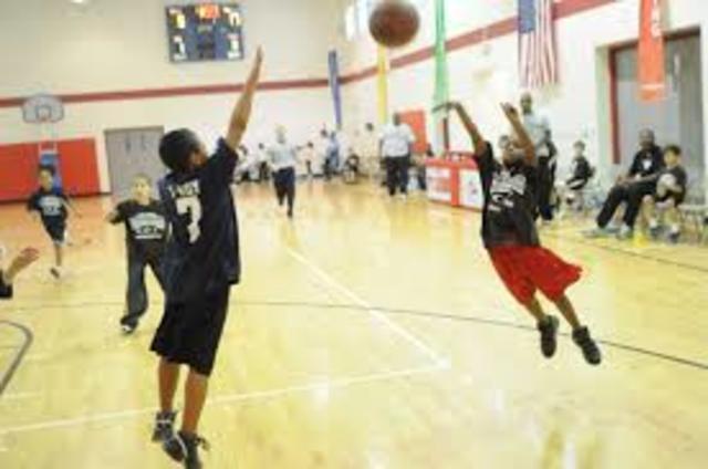 Mi primero partido de basketball