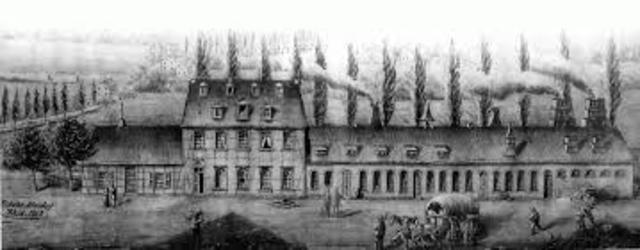 Krupp factories in Essen, Germnay, 1865.