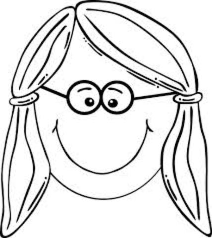 La prima vera llevé los anteojos.