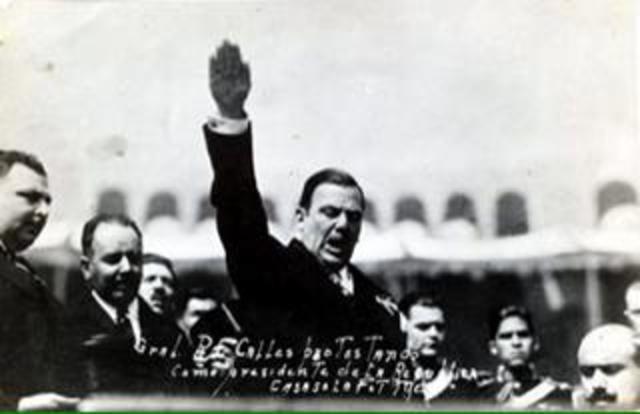 Inicio del gobierno de Calles