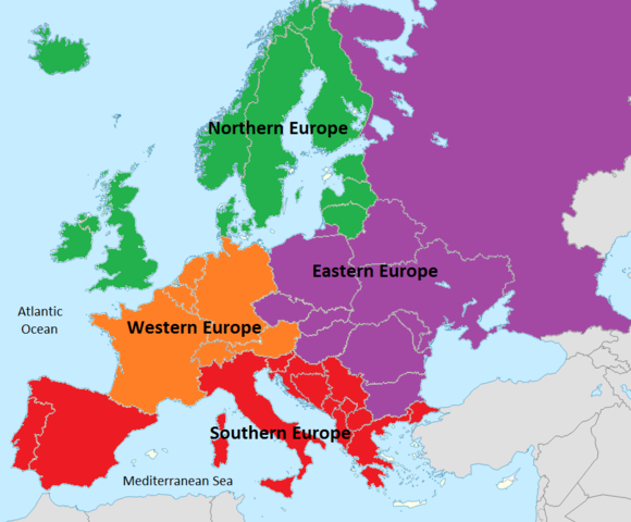 The Westeren Europe Region