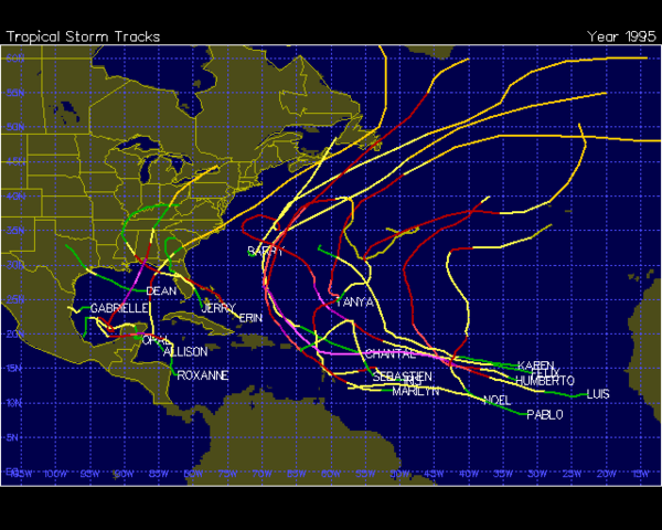 Hurricane Erin- Category 2