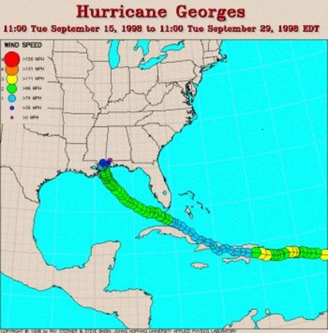 Hurricane Georges- Category 2