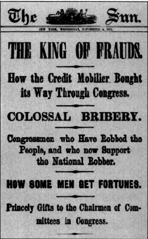 Credit Mobilier Scandal