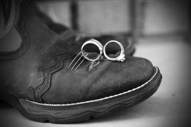 My parents got married.