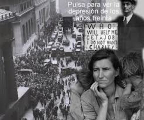 Inicia la Gran depresión