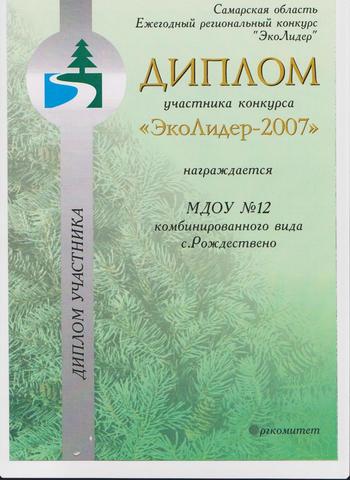 Достижения коллектива 2007г.