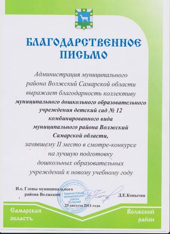 Достижения коллектива 2011г.