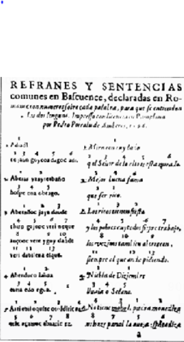 Refranes y sentencias