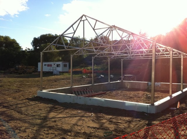 Greenhouse Construction Begins