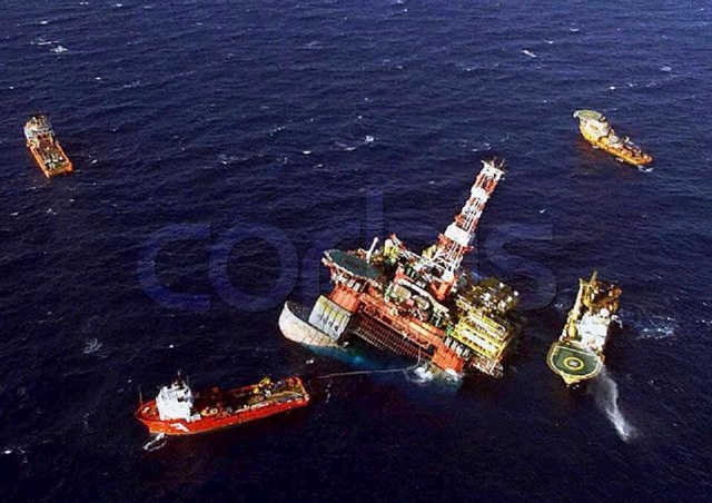 Rig sinks president gets involved