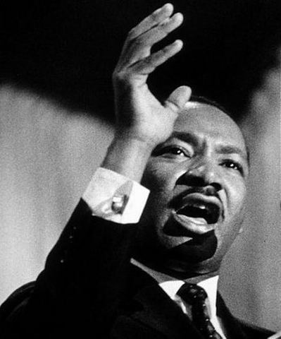 king is detrimend to lead a peacful march