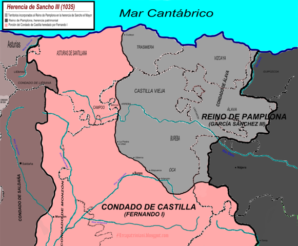 Creación del condado de Castilla.