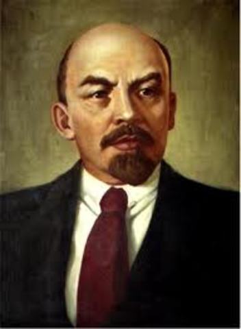 Lenin exiled to Siberia