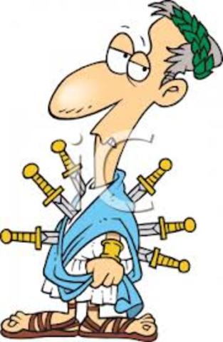 44 BC Julius Caesar is Assasinated