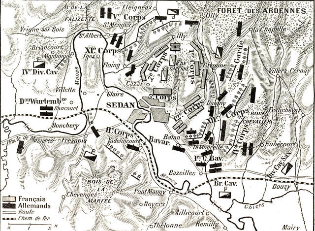 Inicio de la Batalla de Sedán