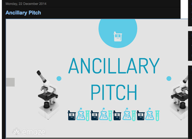 Ancillary pitch
