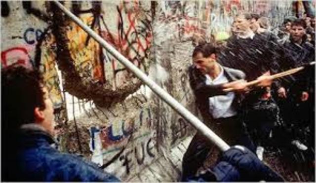 Berlin Wall Opened and Destroyed (End of the Cold War)