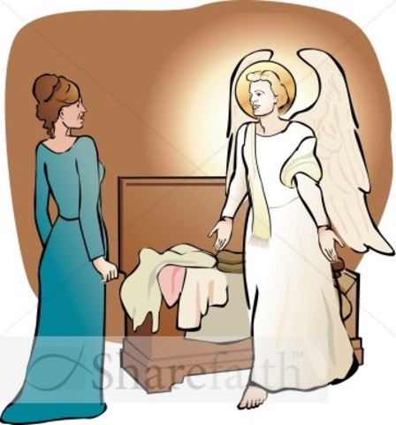 Mary gets told by Gabriel