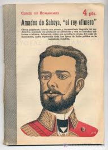 Coronación de Amadeo I