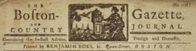 Boston Gazette - Shorthand Lessons