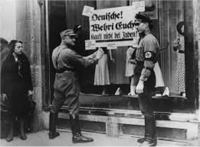 Boycott of Jewish shops