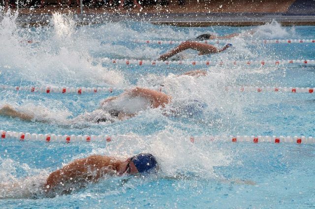 Mi primera competencia de Natacion