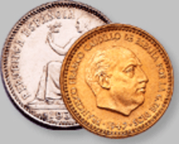 ESTABLECIMIENTO DE LA PESETA COMO UNICA MONEDA NACIONAL