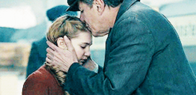 Liesel is reunited with "Papa": Hans comes Home