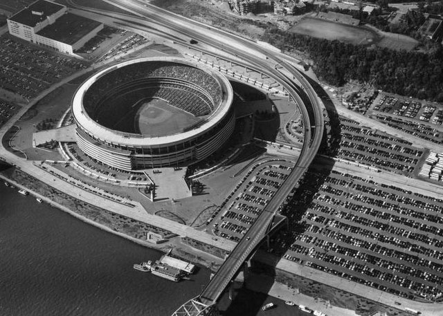 First game at Three Rivers Stadium