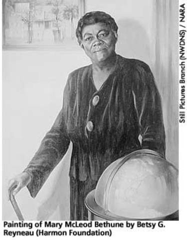Mary McLeod Bethune, Educational Leader and Civil Rights Activist