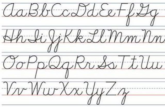 Literacy with Cursive Writing