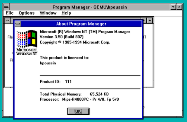 Windows NT 3.5