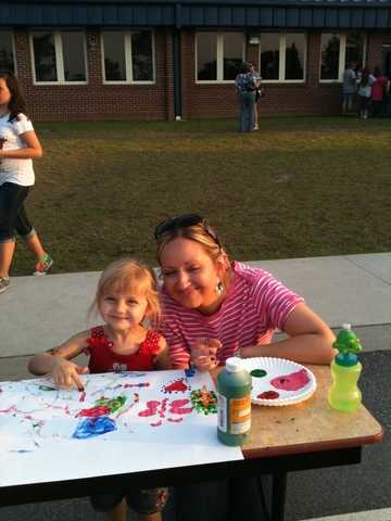 Spring Carnival with art booths