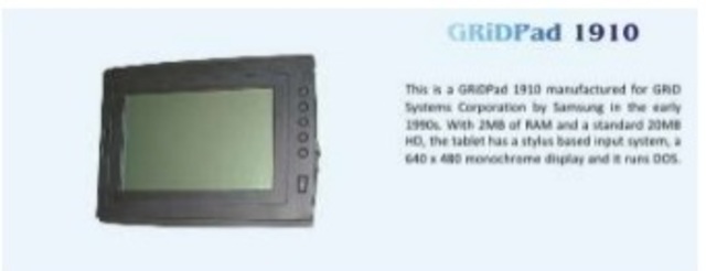 GRiDpad Pen Computer desarrollado por Samsung