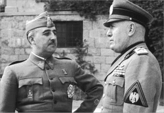 Italy and Germany recognize Franco as Spanish head of state