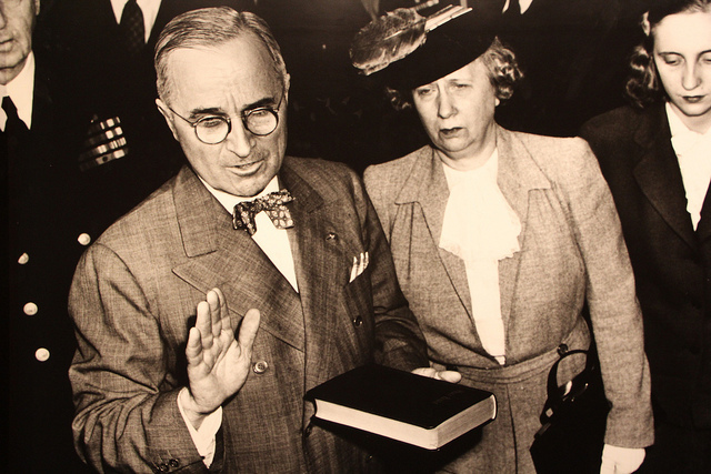 Truman becomes the president