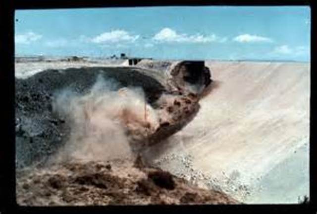 Teton Dam Collapses