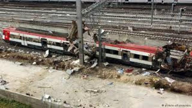 A co-ordinated bombing of trains in Madrid leaves more than 190 people dead and hundreds wounded
