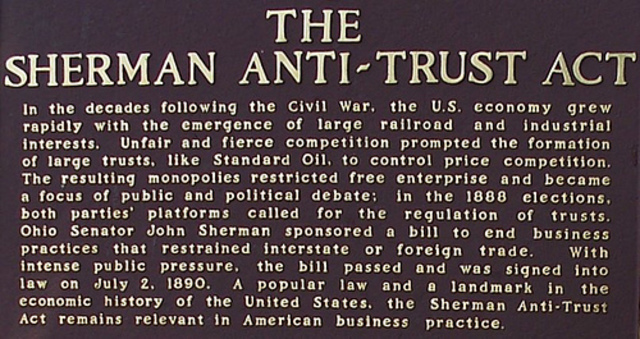Sherman Antitrust Act